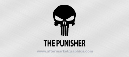Punisher Skull Decal 01